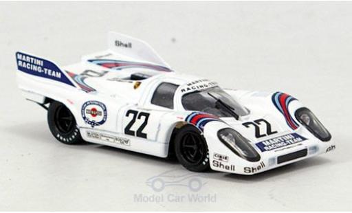 Porsche 917 1971 1/43 Brumm No.22 Scuderia Martini Racing Martini 24h Le Mans 1971 H.Marko/G.van Lennep modellino in miniatura