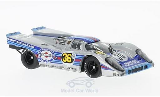 Porsche 917 1971 1/43 Brumm K No.36 Martini Racing Team Martini 1000 Km Buenos Aires 1971 H.Marko/G.van Lennep modellino in miniatura
