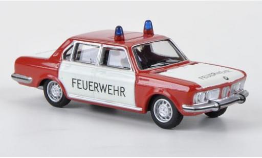 Bmw 2800 1/87 Bub Feuerwehr ELW modellino in miniatura