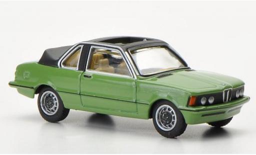 Bmw 320 1/87 Bub Baur Cabrio verde modellino in miniatura