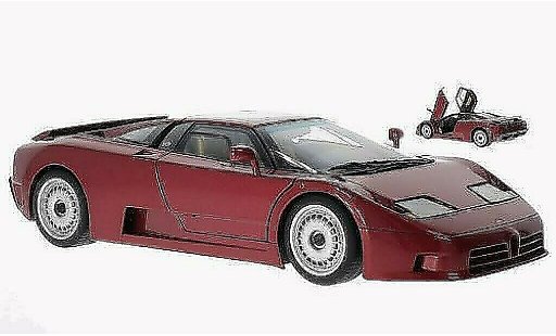 Bugatti EB110 GT 1/18 Autoart metallicoo rosso 1991 modellini auto