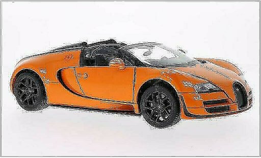 Bugatti Veyron Vitesse 1/18 Rastar 16.4 Grand Sport orange modellini auto