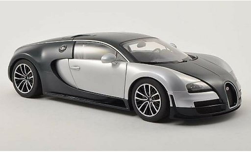 Bugatti Veyron Super Sport 1/18 Autoart 16.4 carbon-blu/grigio 2010 modellini auto