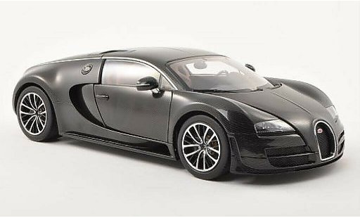 Bugatti Veyron Super Sport 1/18 Autoart 16.4 carbon-nero 2010 modellini auto