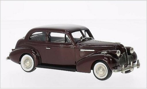 Buick Century Sedan 1/43 Brooklin 2-door Touring M-68 metallicoo rosso 1939 modellini auto