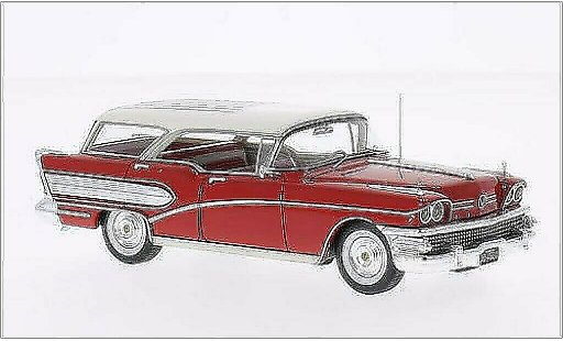 Buick Century Caballero 1/43 Neo rosso/bianco 1958 modellini auto