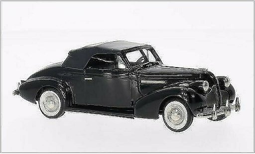 Buick Century Convertible 1/43 Brooklin Convertibile Coupe M66-C nero 1939 modellini auto