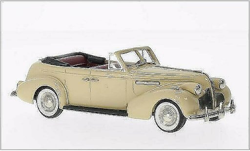 Buick Century Convertible 1/43 Brooklin Convertibile Phaeton M61-C beige 1939 modellini auto
