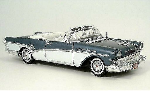 Buick Roadmaster Convertible 1/18 Motormax Convertibile blu/bianco 1957 modellini auto