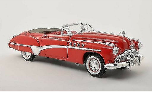 Buick Roadmaster Convertible 1/18 Motormax Convertibile rosso 1949 modellini auto