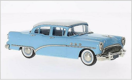 Buick Special Sedan 1/43 Brooklin blu/bianco 1954 modellini auto