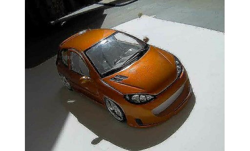 Peugeot 206 RC 1/18 Norev orange modellini auto