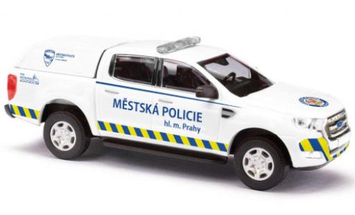 Ford Ranger 1/87 Busch Mestska Policie Praha 2016 modellino in miniatura