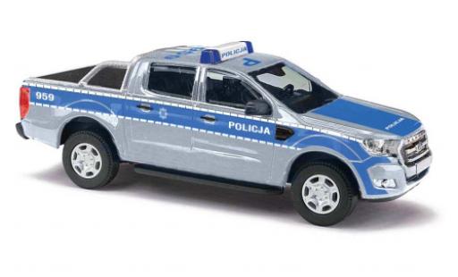 Ford Ranger 1/87 Busch Policja (PL) 2016 modellino in miniatura