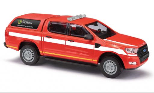Ford Ranger 1/87 Busch prossoection civile Sachsen 2016 modellino in miniatura