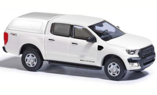 Ford Ranger 1/87 Busch bianco 2016 modellino in miniatura