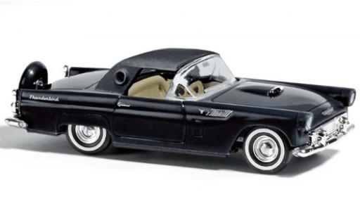 Ford Thunderbird 1/87 Busch Hardtop nero 1956 modellino in miniatura