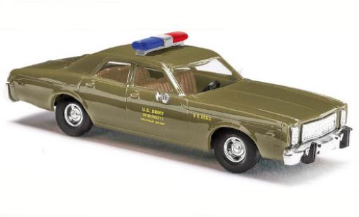 Plymouth Fury 1/87 Busch Military Police 1976 modellino in miniatura