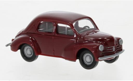 Renault 4CV 1/87 Busch rosso foncé 1958 modellino in miniatura