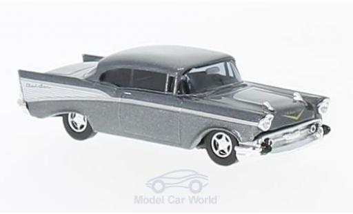 Chevrolet Bel Air 1957 1/87 Busch metallico grigio 1957 modellino in miniatura