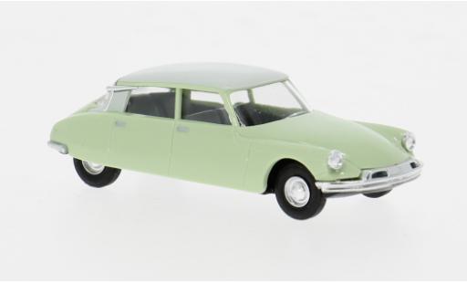 Citroen DS 1/87 Busch 19 grün/beige 1955 1:87 modellino in miniatura