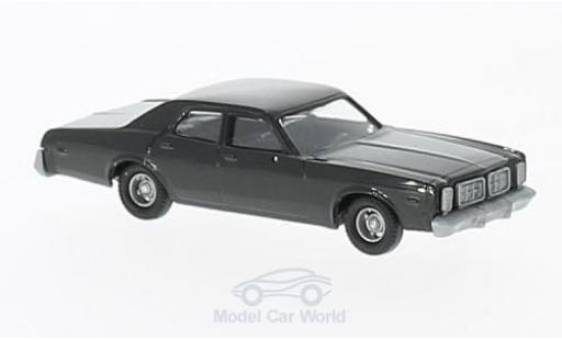 Dodge Monaco 1/87 Busch nero 1976 modellino in miniatura