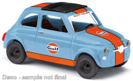 Fiat 500 1/87 Busch Gulf 1965 modellino in miniatura