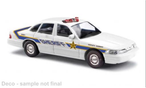 Ford Crown 1/87 Busch Victoria Police Interceptor NYC Deputy Sheriff 1996 1:87 modellino in miniatura