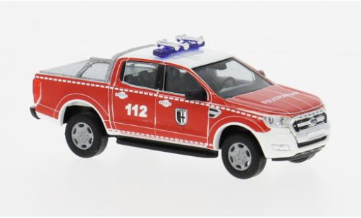 Ford Ranger 1/87 Busch 2016 Feuerwehr Datteln 1:87 modellino in miniatura