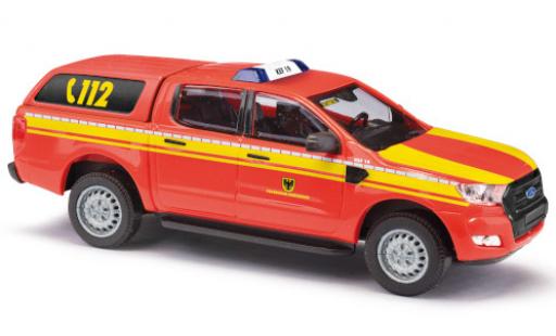 Ford Ranger 1/87 Busch DoKa Feuerwehr Dortmund 2016 avec Hardtop modellino in miniatura