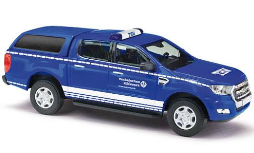 Ford Ranger 1/87 Busch DoKa THW Donauwörth 2016 mit Hardtop modellino in miniatura
