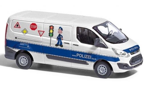 Ford Transit 1/87 Busch Custom Bus Polizei Verkehrssicherheitsberatung 2012 modellino in miniatura