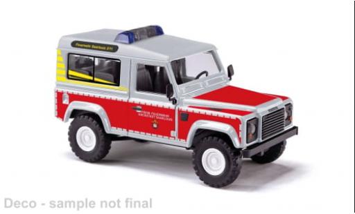 Land Rover Defender 1/87 Busch 90 Feuerwehr Saarlouis 1983 1:87 modellino in miniatura
