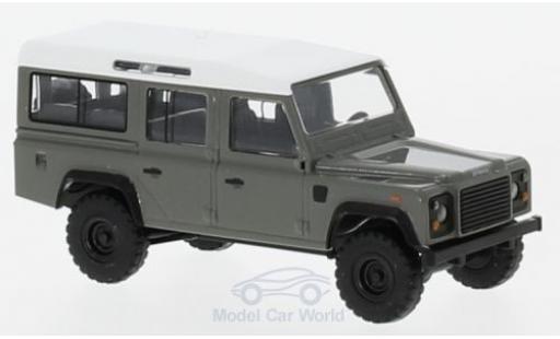 Land Rover Defender 1/87 Busch grigio/bianco modellino in miniatura