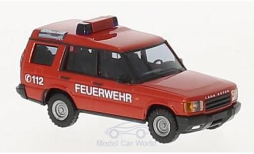 Land Rover Discovery 1/87 Busch Feuerwehr 1998 modellino in miniatura