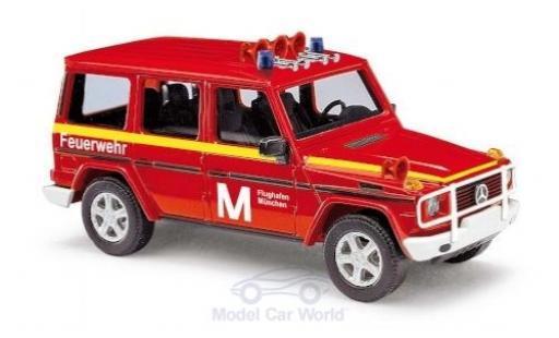 Mercedes Classe G 1/87 Busch Feuerwehr Flughafen München 1990 modellino in miniatura