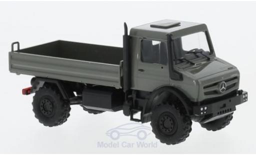 Mercedes Unimog 1/87 Busch U 5023 grigio modellino in miniatura