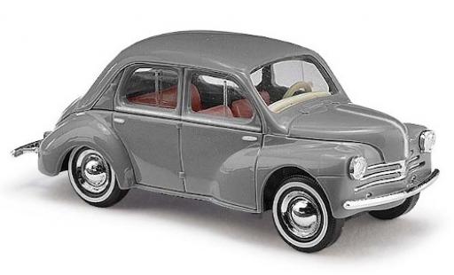 Renault 4CV 1/87 Busch grigio 1958 avec Weißwandreifen modellino in miniatura