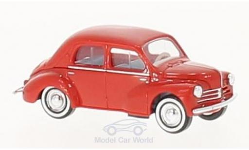 Renault 4CV 1/87 Busch rosso 1958 modellino in miniatura