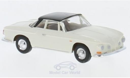 Volkswagen Karmann 1/87 Busch Ghia 1600 bianco/nero 1961 modellino in miniatura