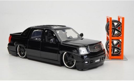 Cadillac Escalade tuning 1/24 Jada Toys EXT nero 2002 modellini auto
