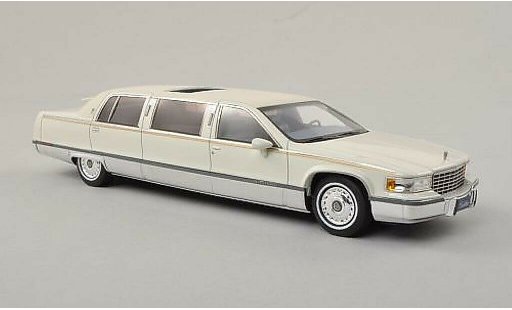 Cadillac Fleetwood Limousine 1/43 GLM Berlina bianco/opaco-bianco 1991 modellini auto