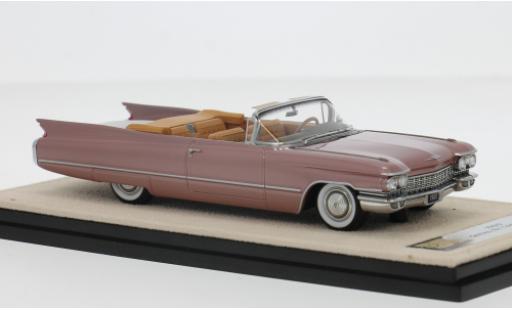 Cadillac Series 62 1/43 Stamp Models Cabriolet pink/orange 1962 1:43 modellino in miniatura