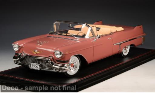 Cadillac Series 62 1/18 Stamp Models Cabriolet rosa 1957 1:18 modellino in miniatura