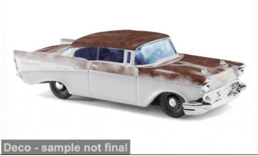 Chevrolet Bel Air 1/87 Busch grau/braun 1957 1:87 modellino in miniatura