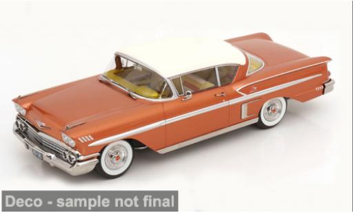 Modellini auto Chevrolet Bel Air Impala bronze/weiss 1958 1/18 KK Scale