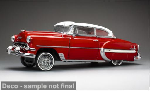 Chevrolet Bel Air 1/18 Sun Star rot/weiss 1954 1:18 modellino in miniatura