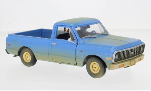 Chevrolet C-10 1/24 Greenlight blau 1971 1:24 modellino in miniatura