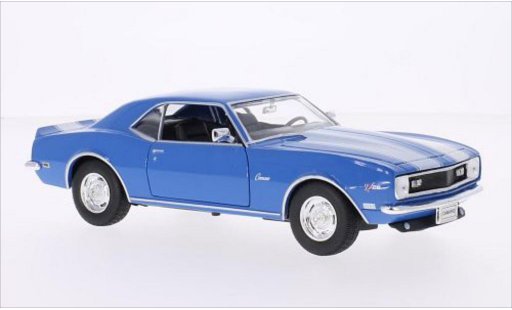 Chevrolet Camaro Z28 1/24 Welly blu/bianco 1968 modellini auto