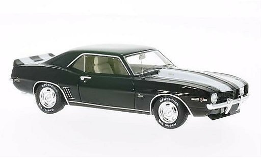 Chevrolet Camaro Z28 1/43 Spark nero con biancoen strisce 1969 modellini auto